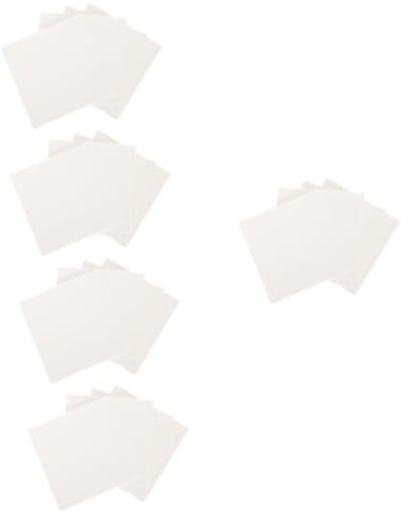 BESTonZON 20 Pcs Paperboard Flower Press Blotting Paper Household Flower Plants Pressing Boards Microwave Flower Press Flower Pressing Accessories White Press Flower Absorb Water Cardboard