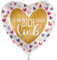 Folienballon für alle Liebenden 'Ich hab Dich sooo lieb' Ballon Geschenk für Oma, Mama, Freundin, Freunde, Opa, Papa zum Geburtstag Muttertag Vatertag Luftballon Deko, Made in EU