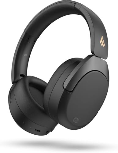 Edifier W830NB Auriculares Bluetooth Hi-Res Audio con Cancelación Activa de Ruido Negros