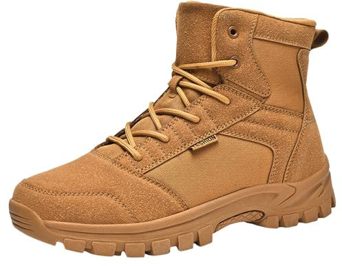 WKAYsIV Scarpe Invernali Uomo Offerta Stivali da Uomo, Stivali e, Stivali Western in Pelle, Stivali Stringati Antiscivolo a metà Polpaccio Stivaletti Bambina Pioggia 44 40.99