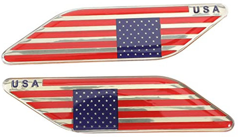 SOLUSTRE 1 Paar Amerikanische Flagge Auto aufkleber Auto-Flaggen-Aufkleber aufkleber der amerikanischen flagge für lkw autodekor aufkleber Auto Dekoration Aufkleber Flaggenaufkleber