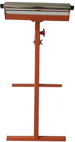Heavy Duty 160 LBs Load Capacity Adjustable Table Saw Outfeed Roller Stand for Woodworking Ideal for Working with Boards Metal Pipes or Bars Height Adjustable for Added Convenience