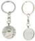 Llavero de Metal | Llaveros Originales ideal Adornos para Bolsos | LLavero Multiusos y Regalo Original Mujer | Acabado Brillante con Medidas 3.0x4.8 cm | Incluye Estuche Presentación (Baloncesto)