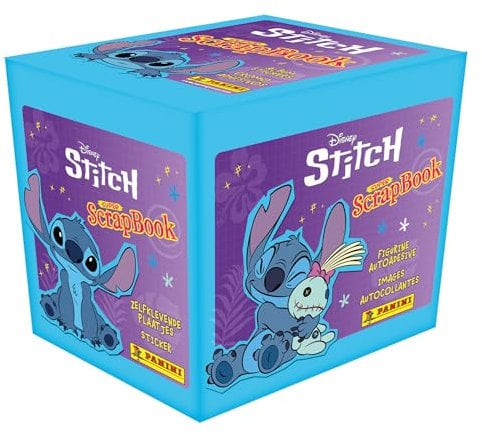 Panini Stitch 2 Mon Super Scrapbook Box mit 36 Hüllen, Blau