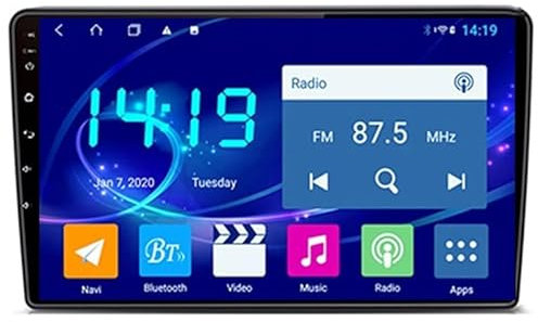 BCBSYCJP para Opel Zafira B 2005-2014 Android Radio de Coche con Inalámbrico Carplay Android Auto 9 Pulgadas QLED Pantalla WiFi Navegación Bluetooth 5.0 Controles Bluetooth para Volante