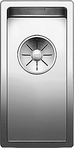 Blanco 521565 | Fregadero de cocina de acero inoxidable CLARON 180-U |Color : acero inoxidable