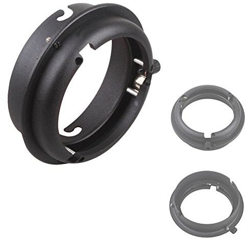 Fomito Adapterring Elinchrom Speedring zu Bowens-Halterung, Konverter, Adapter, für Softbox, professionelle Fotografie