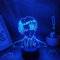 Levi Ackerman Anime Angriff auf Titan Figure 3D RGB LED Lichter Manga Für Freund Schlafzimmer Tischlampe Dekor Illusion Licht-7 Farbe keine Fernbedienung