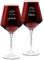 Maverton Set de 2 Verres à Vin en Cristal - Verres gravés 490 ml - Cadeau d’anniversaire pour chaque Couple - Verre Classique pour parents - amis - Amour