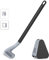 Wenyounge Golf Toilettenbürste, Langstielige Toilettenbürste, Golf-silikon-toilettenbürste, Keine Sackgassen-Reinigungsbürste, Badezimmer-WC-Bürsten & Halter Set (Schwarz)