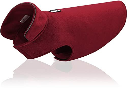 Hundemantel Winter Polarfleece-Material kalt und warm kalt und warm Hundekleidung Hundepulli Sweatshirt Hund Winterjacke Baumwolle für Hunde rot L