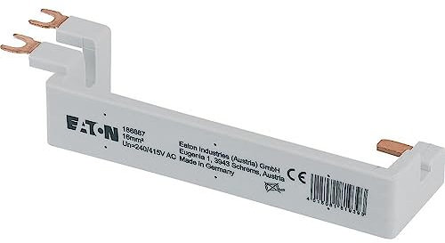 EATON RVF- BB-V-16/1P+N - BARRE DE PONTAGE VERTICALE - GRIS - 16 MM² - DISJONCTEURS PH/N - 80 A