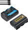 DuraPro 2X 2800mAh LP-E6 LP-E6N USB Output Batterie Battery Compatible avec Canon LP-E6, LP-E6N and Canon EOS 5D Mark II III IV, 60D, 70D 80D 90D Blackmagic 4K/6K Caméras