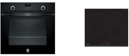 Balay 3HB5158N2 - Horno, Multifunción, A, Encastrable, 60 cm, 71 l, 7 F, Aqualisis, Ap. Abatible & 3EB865FR - Placa de inducción de 60 cm de ancho, bisel delantero, 3 zonas de inducción