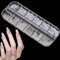 Nail Art Strasssteine Halbrunde Perlenkugeln Nail Charms 3D White Pearl Nail Charms Weiße Perlen Für Nägel Halbrunde Perlen-Nagelkunst Flatback-Perlen (1 Schachtel/12 Raster)