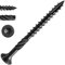 Valorada 50Pcs Decking Screws 4.2 x 38mm, Torx Countersunk Wood Screws, Outdoor Wood Screw, Black Oxide Finish for Fence, Timber