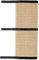 Tapis griffoir pour pieds de chaise en sisal naturel avec sangles pour table chaise canapé 25 x 60 cm