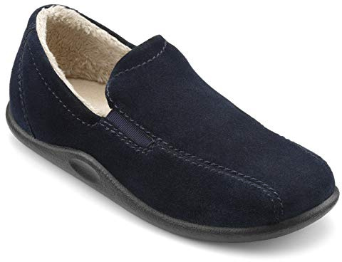 Hotter Men's Relax Slipper, Blue Navy 030, 10 UK