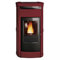 EDIL camino e805170 Kira H Acqua fuehrender stufa pellet ceramica bordeaux 22