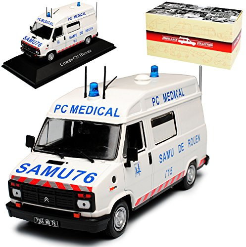 Atlas Citroen C25 Heulez Krankenwagen Baugleich FIAT Ducato Peugeot J5 1982-1994 1/43 Modell Auto