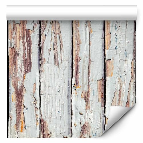 murando - Tapete selbstklebend 10m Wandtattoo dekorative Möbelfolie Dekorfolie Fotofolie Panel Wandaufkleber Wandposter Wandsticker - Holz 1602-1