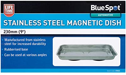 BlueSpot 07651 230mm (9) Stainless Steel Magnetic Dish