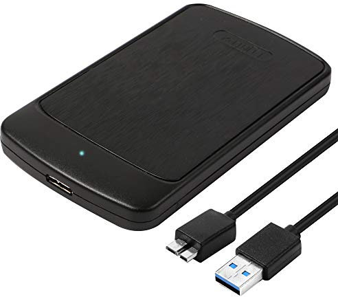 Lyntex Black 320GB 500GB 750GB 1TB 2TB External Portable Hard drive USB 3.0 super fast transfer speed for use with Windows PC, Apple Mac, Smart tv, XBOX ONE & PS4 (1 TB)