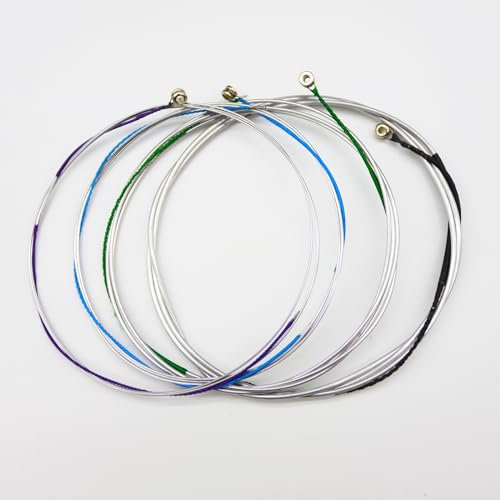 Kompletter Satz Viola-Saiten (ADGC) vernickelte Kugel, Edelstahl-Kern – mit Kupfernickel-Legierung umwickelt.