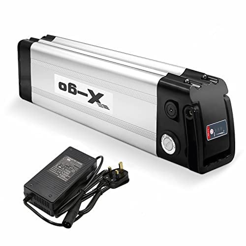 X-go 48V 13AH Ebike Battery, Folding Bike Discharge Electric Bicycles With Charge For 200W 250W 350W 500W 750W (48V 13AH 2Port)