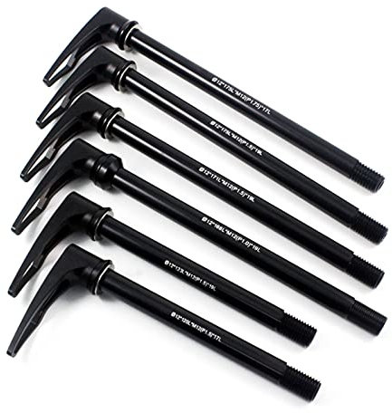 Fahrrad Steckachse,Fahrrad Schnellspanner Fahrrad durch Achsenfahrradnaben Röhrenwellenspieße Vordere Hinterachse mit Schnellspanner 175mm 171mm 168mm 123mm 120mm P1.5 P1.75 Fahrrad Front Rear Fork Th