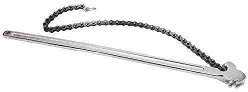 Kettenschlüssel, verstellbare Schraubenschlüssel Gelenkwerkzeug aus Vanadiumstahl mit verstellbarem Durchmesser für Autoreparaturen für Rohrleitungsinstallationen