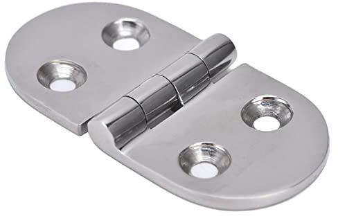 Entatial Boat Hinges, Accuracy Casting 316 Stainless Steel Marine Grade Hinge for Storage Cabinets for Deck Hatches