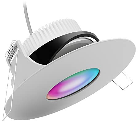 SSC-LUXon YOKU Einbaustrahler IP65 schwenkbar 230V dimmbar inkl. WiFi LED Modul (RGB & Weißtöne) - smarte Steuerung per App & Sprache