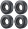 ZuoLan 4 Stück RC Trailer Radreifen Gummi Reifen mit Schwamm for 1/14th Tamiya RC Tractor Truck Car Trailer (# A)