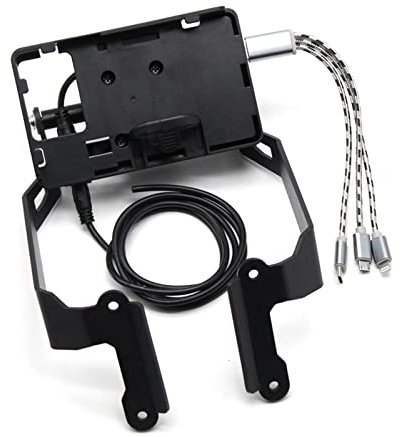 Navigation Bracket For X-ADV 750 XADV 750 Motorcycle Navigation Plate USB Charger Phone Holder Stand (Color : One Set)
