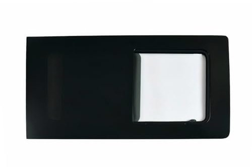 Seitenfenster Schiebefenster kompatibel mit Ford Transit Custom 2013-2023 L1 L2 Auto Rechts Schwarz