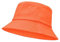 Durio Sonnenhut Kinder Fischerhut Sonnenhut Baby Mit Breiter Krempe Sonnenhut Baumwoll Faltbar für Mädchen Jungen Orange M