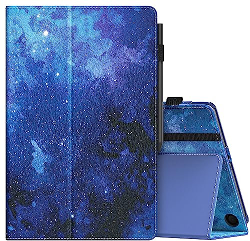 MoKo Hülle für Amazon Fire Max 11 Tablet (13. Generation, 2023) 11, Dünne Tablethülle für Kindle Fire 11 Tablet, Smart Case mit 2 Winkel Auto Schlaf/Aufwach Einhandbedienung, Blau Sterne