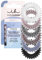 invisibobble Power Haargummis Damen & Männer Starker Halt, Haargummi Set mehrfarbig, reflektierend, Zopfgummi für Sport, extra stark, bunte Haargummis, dickes Haar, 6 Stück