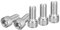 DTGN 3/8-16x3/4 Tornillo de Cabeza Hexagonal - Paquete de 25 - para Sujetar Muebles - Rosca Completa - Tornillos de Acero Inoxidable 304 con Cabeza Hexagonal - Plateado