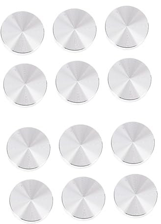 Housoutil 12pièces Disques Aluminium pour Adaptateurs De De Circles pour Tables De Café Et Pratique Et