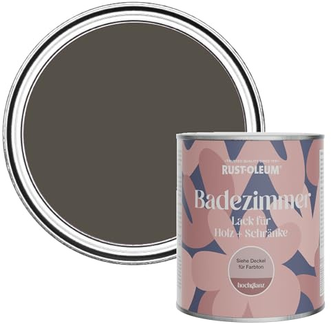 Rust-Oleum Brown Moisture Resistant Bathroom Wood and Cabinet Paint in Gloss Finish - Fallow 750ml