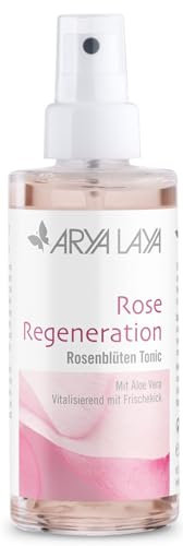 ARYA LAYA Rose Regeneration Rosenblüten Tonic, 100 ml: feuchtigkeitsspendendes Gesichtswasser für eine frische Ausstrahlung, vegan