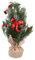Beatifufu Mini-Weihnachtsbaum Deko Zarter Kirschbaum-Christbaumschmuck Ornament Für Fensterbank Oder Schreibtisch