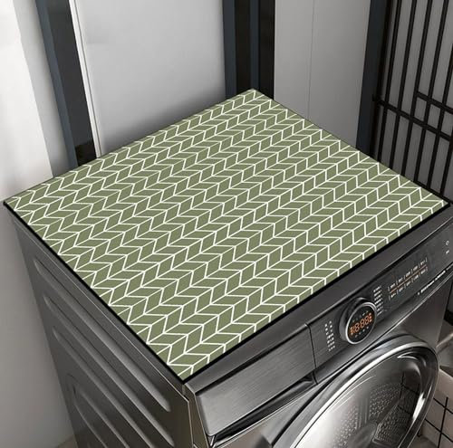 Estera Protectora Superior De Lavadora,Cubierta Superior A Prueba,Fundas Para Lavadoras/Secadora Protector Cubierta Superior,Suave, recortable, para secador, mesa de centro G,40x40cm