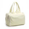 Shengxi Trousse de Toilette Femme, Étanche Léger Multifonction Trousse de Maquillage, Grande capacité Portable Trousse de Toilette Femme Voyage, Plusieurs Compartiments, 30×18.5×21cm (Blanc)