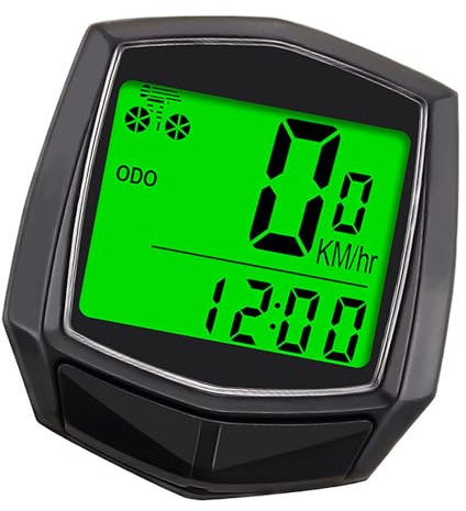 Compteur de Vitesse et Odomètre pour Vélo, Ordinateur de Cycle, Affichage du Temps et de la Distance, Filaire, Haute Précision, Anglais