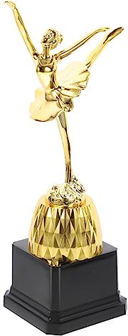 WESIEVYA Professionelle Ballett Tanztrophäe 23,3cm Aus Solidem Material Mit Stabilem Sockel Für Kinder Ballettwettbewerbe Und Kindergartenabschluss