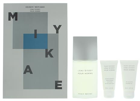 Issey Miyake l'eau D'issey pour Homme Coffret Cadeau 3 Pièces Eau de Toilette 125 ML