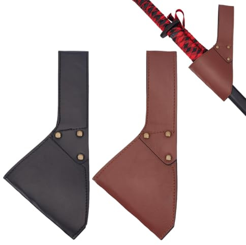 HOBBIESAY 2 Stück Leder Schwert Dolch Frosch Leder Gürtel Wort Halter Rapier Ritter Schwert Halter